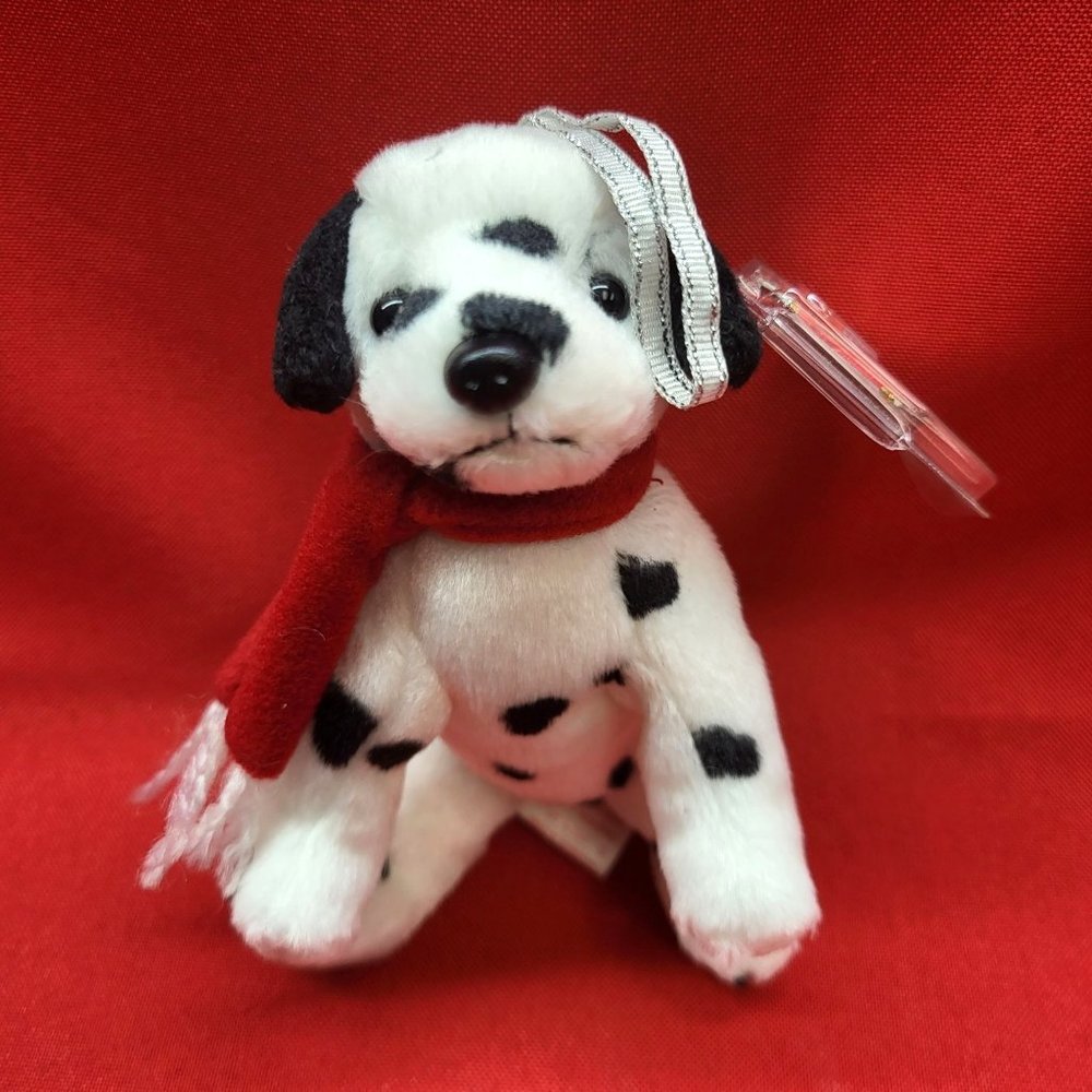 Dizzy The Dalmatian Ty Jingle Beanies Plush Ornament 2003